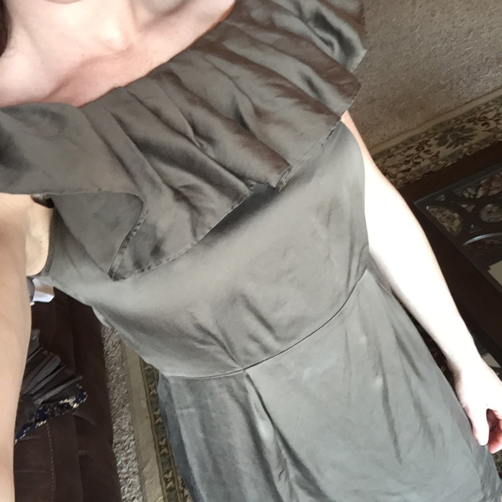 Silk banana republic cocktail dress